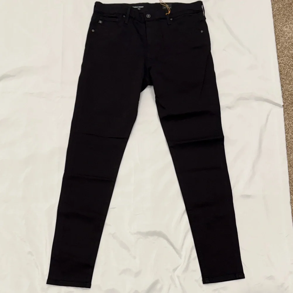 NWT AG Adriano Goldschmied The Farrah Skinny Jeans—Black 31R - Picture 9 of 14
